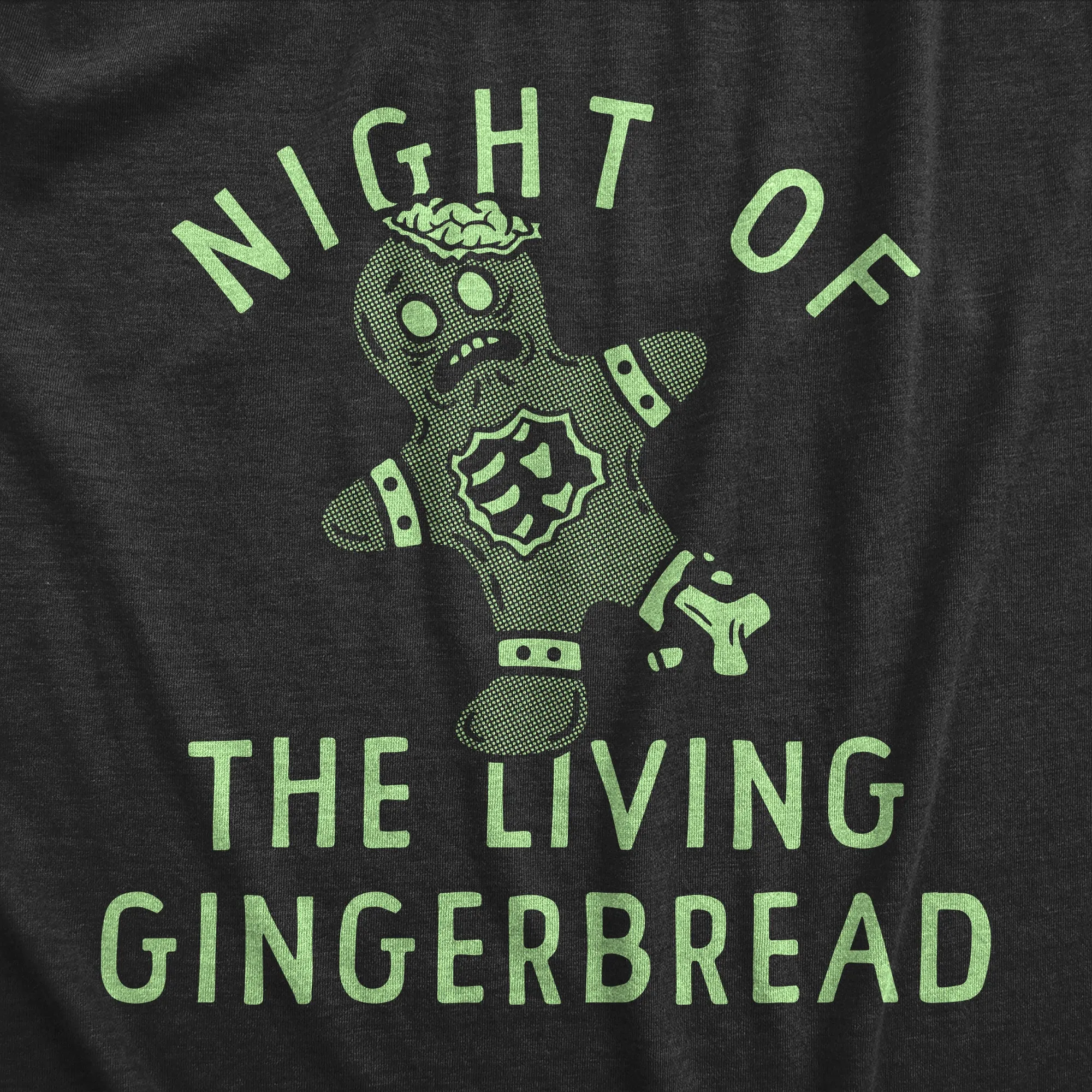 Night Of The Living Gingerbread Men's T Shirt sold by Crazy Dog T-Shirts product image thumbnail 2