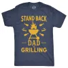 Stand Back Dad Is Grilling Men's T Shirt sold by Crazy Dog T-Shirts