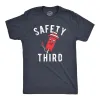 Safety Third Men's T Shirt sold by Crazy Dog T-Shirts