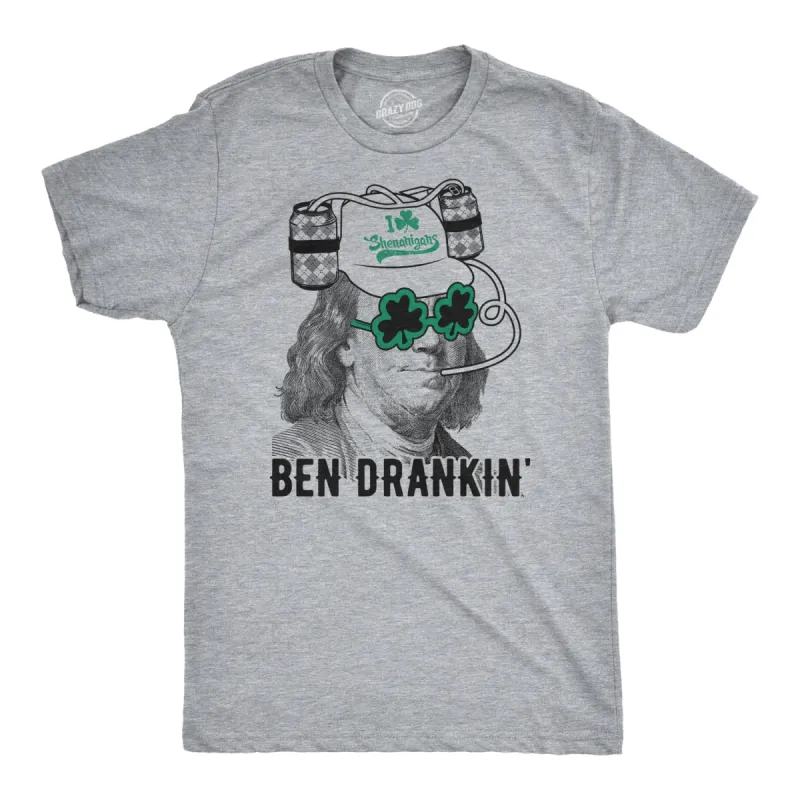 Mens Novelty Saint Patricks T Shirt Funny Irish Tees Cool Party Tees For Guys sold by Crazy Dog T-Shirts