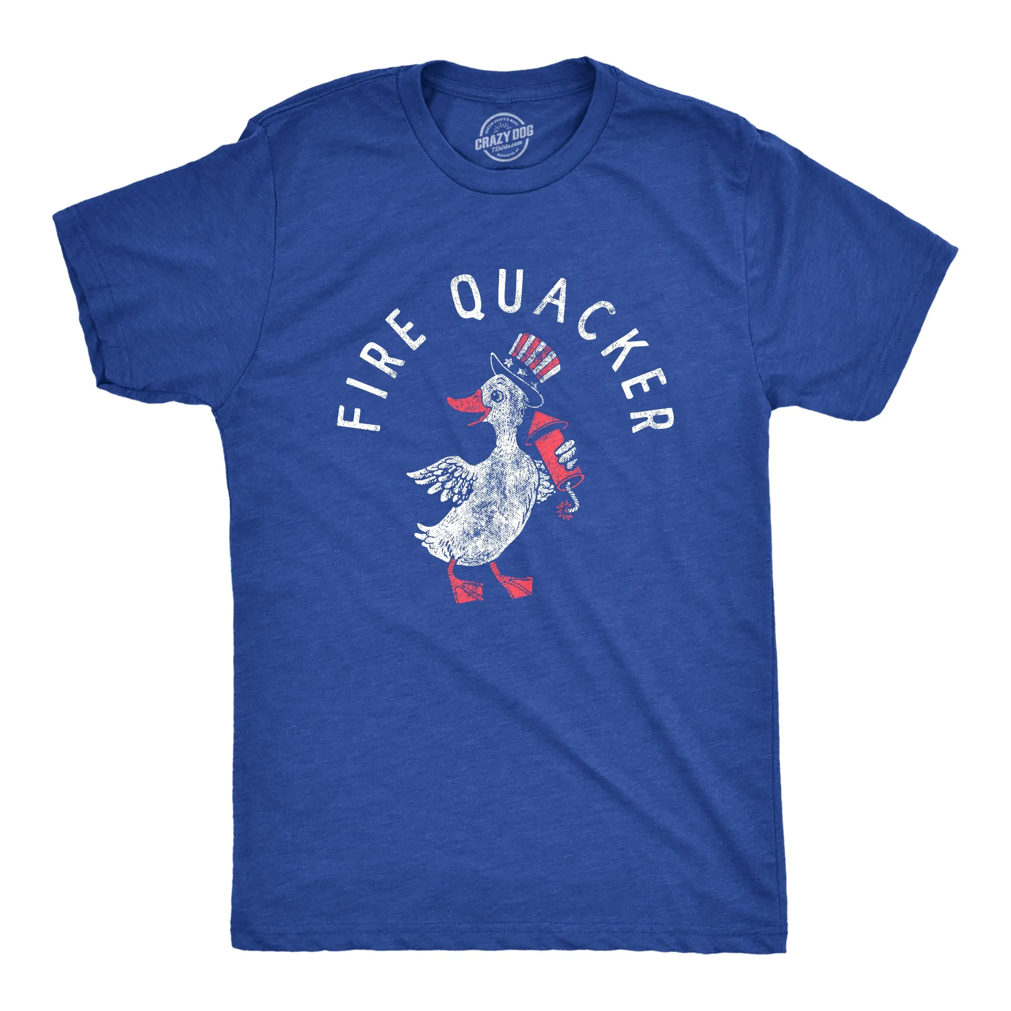 Fire Quacker Men's T Shirt sold by Crazy Dog T-Shirts
