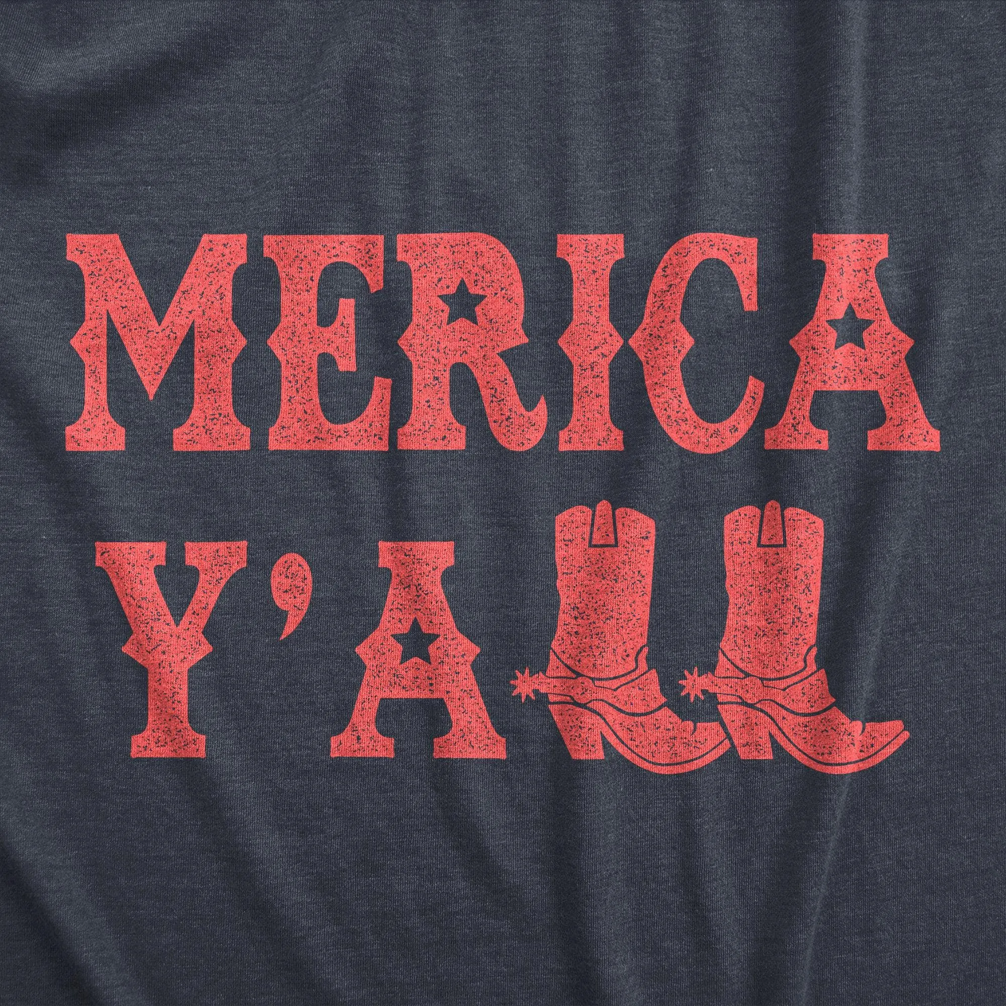 Merica Yall Women's T Shirt sold by Crazy Dog T-Shirts product image thumbnail 2