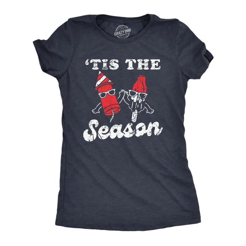 Tis The Season Firecracker Popsicle Women's T Shirt sold by Crazy Dog T-Shirts