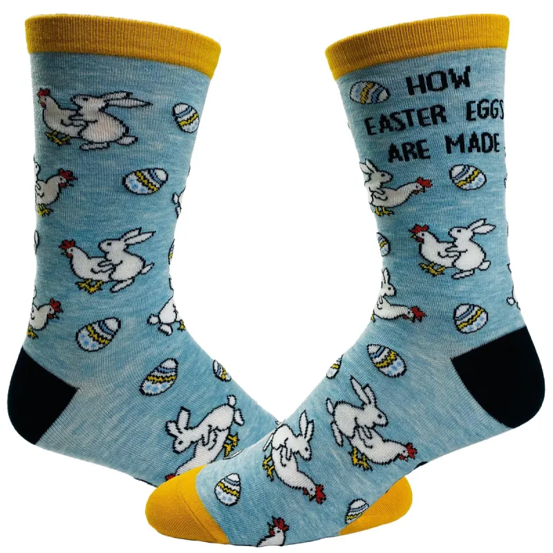 Men's How Easter Eggs Are Made Socks sold by Crazy Dog T-Shirts