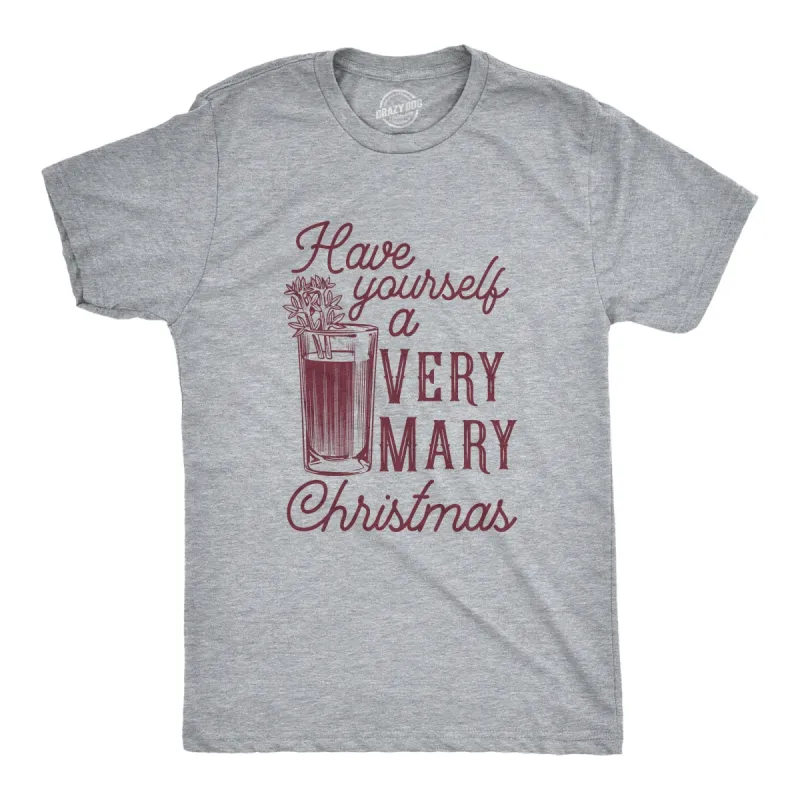 Have Yourself A Very Mary Christmas Men's T Shirt sold by Crazy Dog T-Shirts