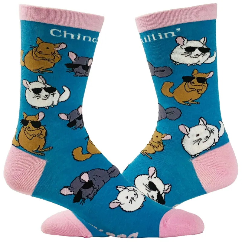 Women's Chinchillin Socks sold by Crazy Dog T-Shirts