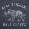 Real Unicorns Have Curves Men's T Shirt sold by Crazy Dog T-Shirts