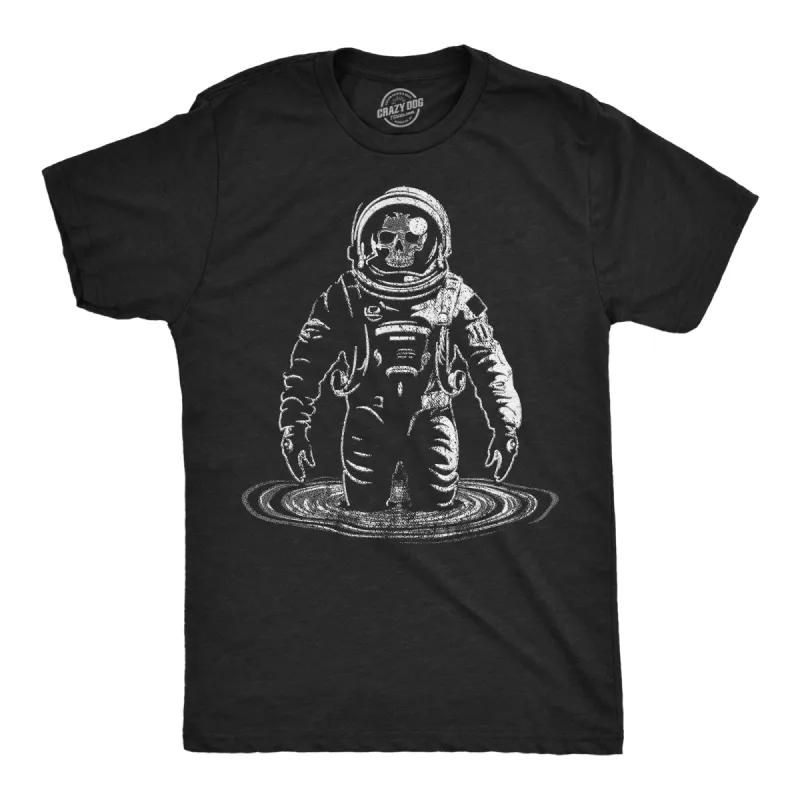 Skeleton Black Hole Men's T Shirt sold by Crazy Dog T-Shirts