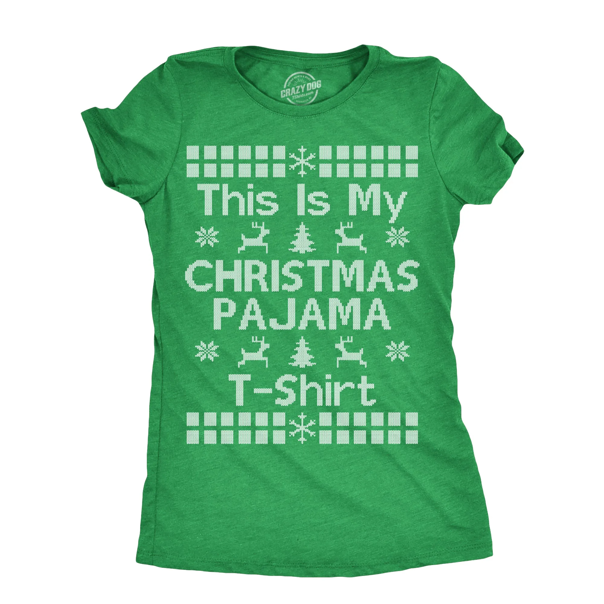 This Is My Christmas Pajama T Shirt Women's T Shirt sold by Crazy Dog T-Shirts