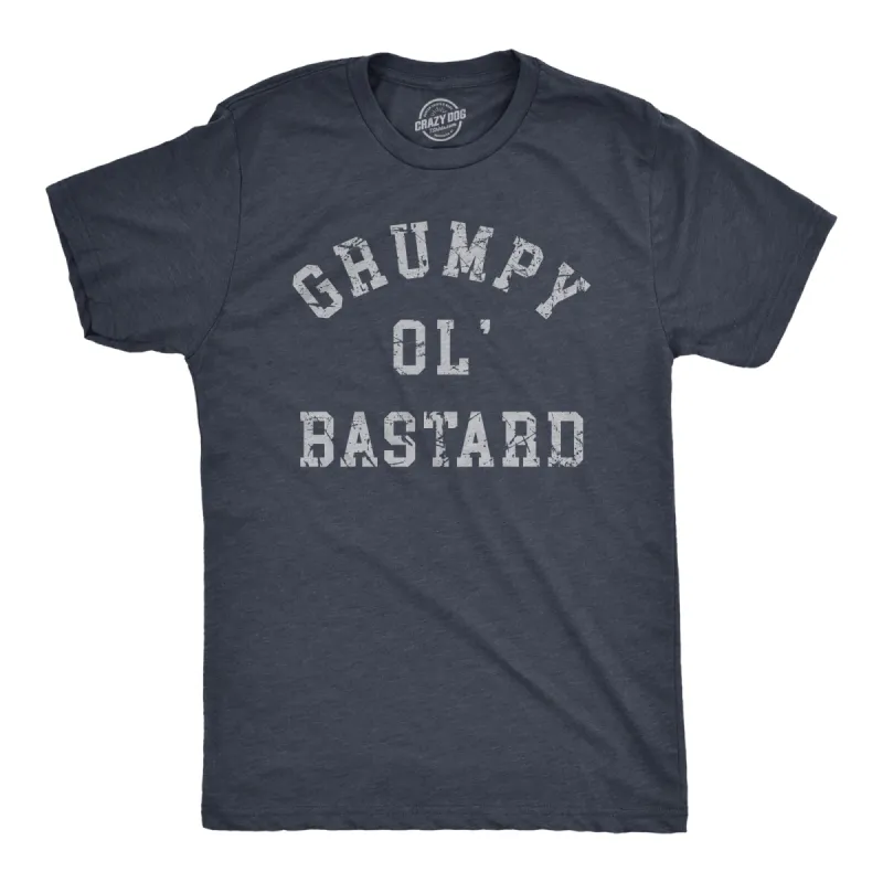 Grumpy Ol Bastard Men's T Shirt sold by Crazy Dog T-Shirts