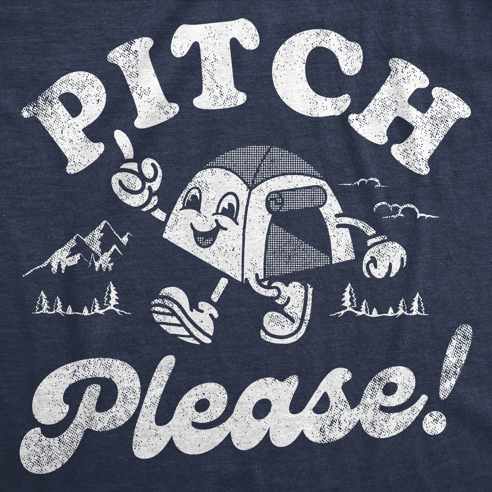 Pitch Please Men's T Shirt sold by Crazy Dog T-Shirts product image thumbnail 2