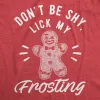 Don't Be Shy Lick My Frosting Men's T Shirt sold by Crazy Dog T-Shirts
