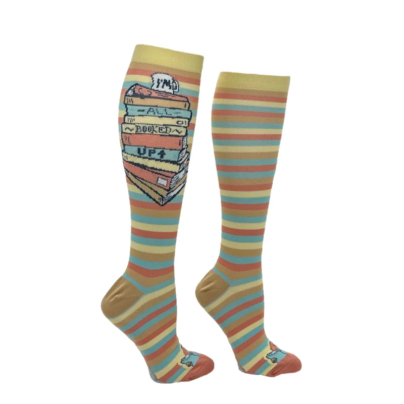 All Booked Up Compression Socks sold by Crazy Dog T-Shirts
