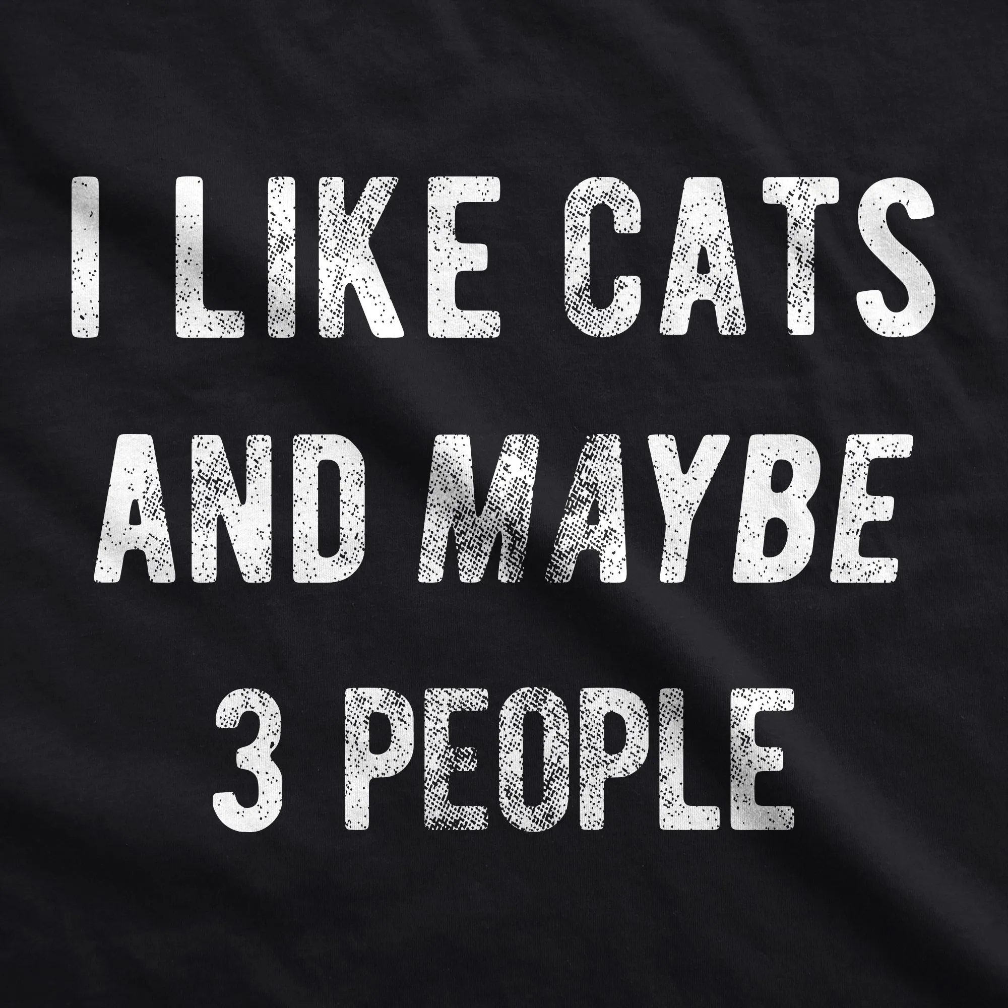 I Like Cats And Maybe 3 People Face Mask Mask sold by Crazy Dog T-Shirts product image thumbnail 2
