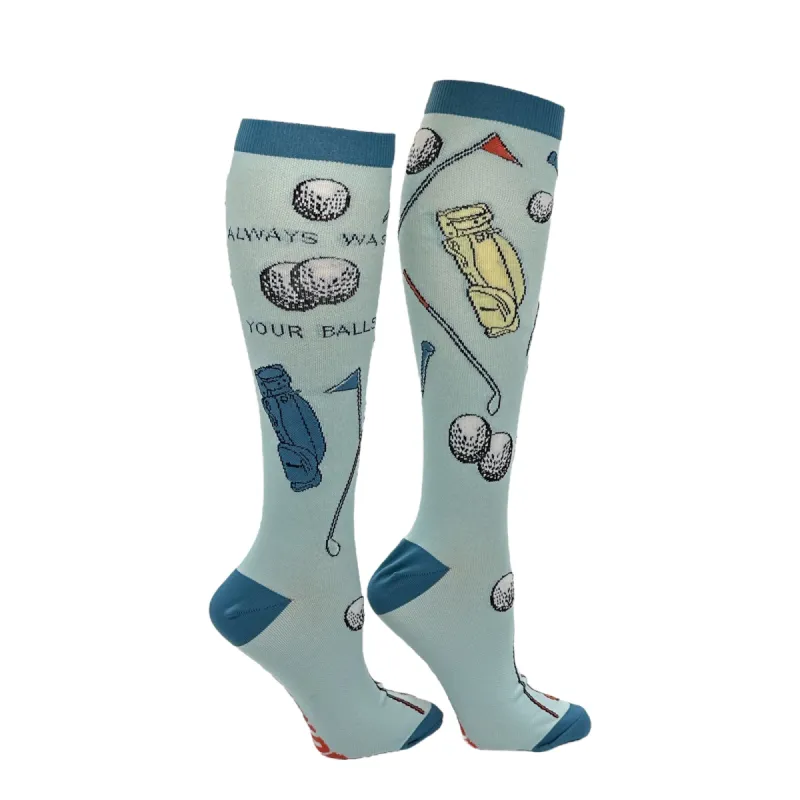 Always Wash Your Balls Compression Socks sold by Crazy Dog T-Shirts