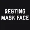 Resting Mask Face Face Mask Mask sold by Crazy Dog T-Shirts