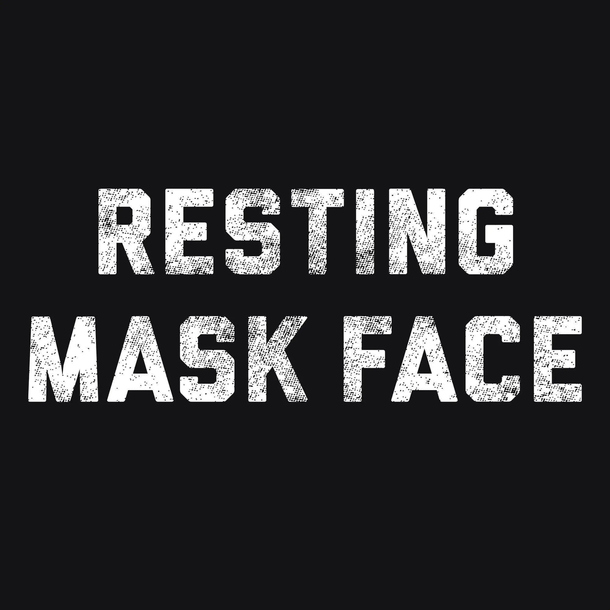 Resting Mask Face Face Mask Mask sold by Crazy Dog T-Shirts product image thumbnail 2