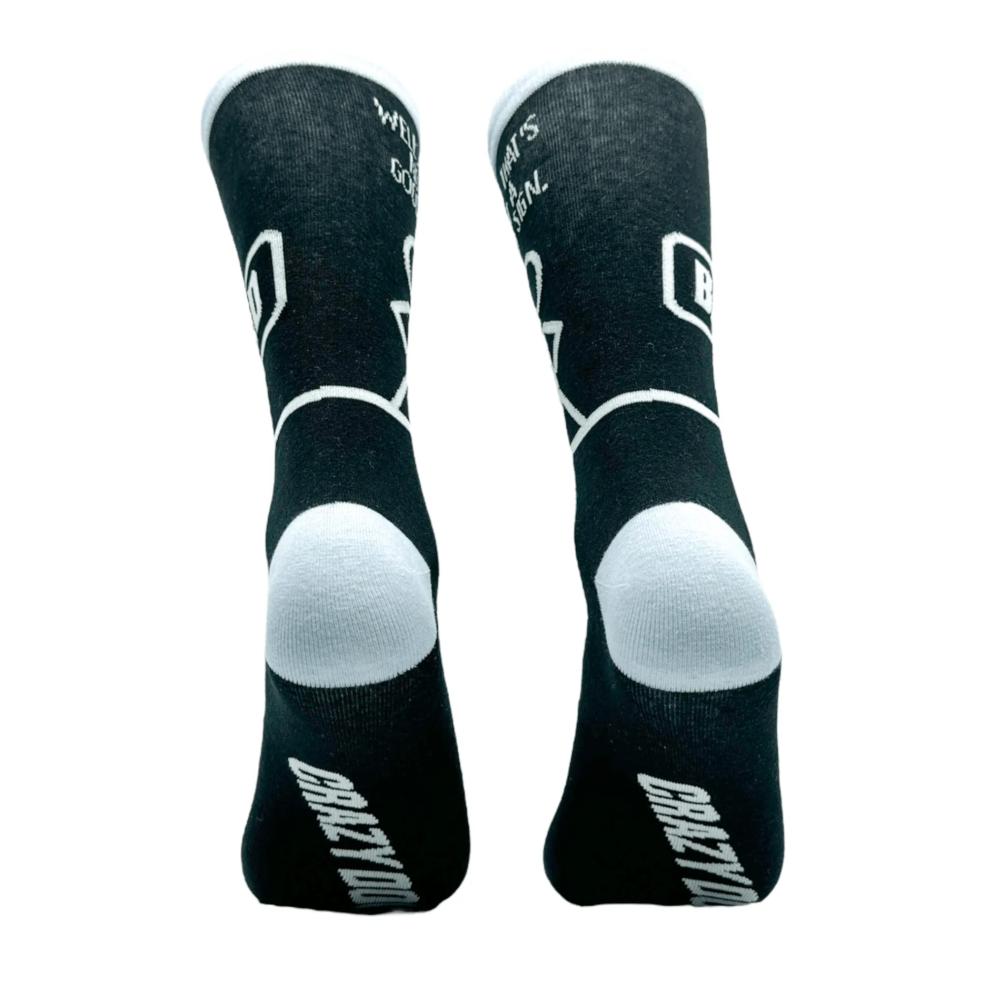 Men's Bad Sign Socks sold by Crazy Dog T-Shirts product image thumbnail 4