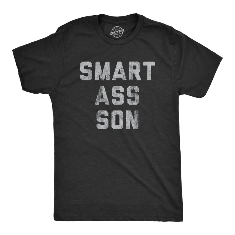 Smart Ass Son Men's T Shirt sold by Crazy Dog T-Shirts