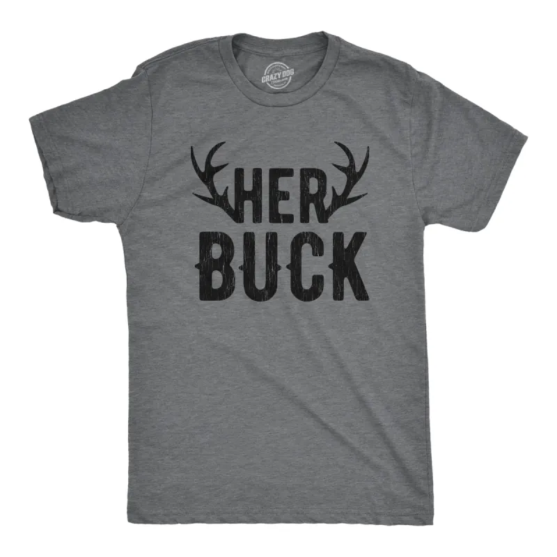 Her Buck Men's T Shirt sold by Crazy Dog T-Shirts