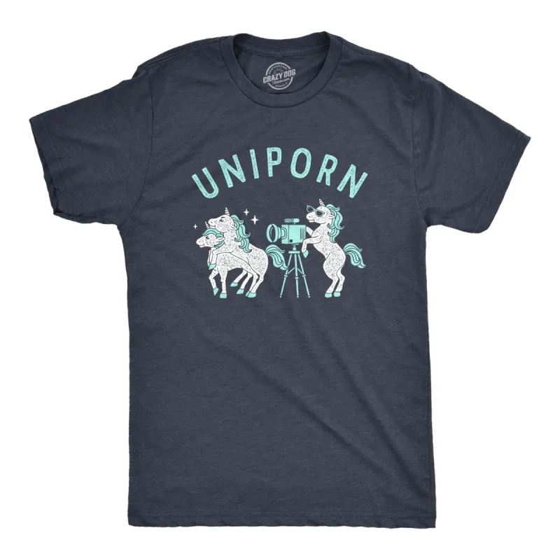 Uniporn Men's T Shirt sold by Crazy Dog T-Shirts