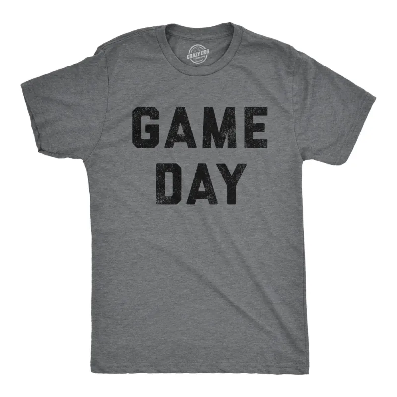 Game Day Men's T Shirt sold by Crazy Dog T-Shirts