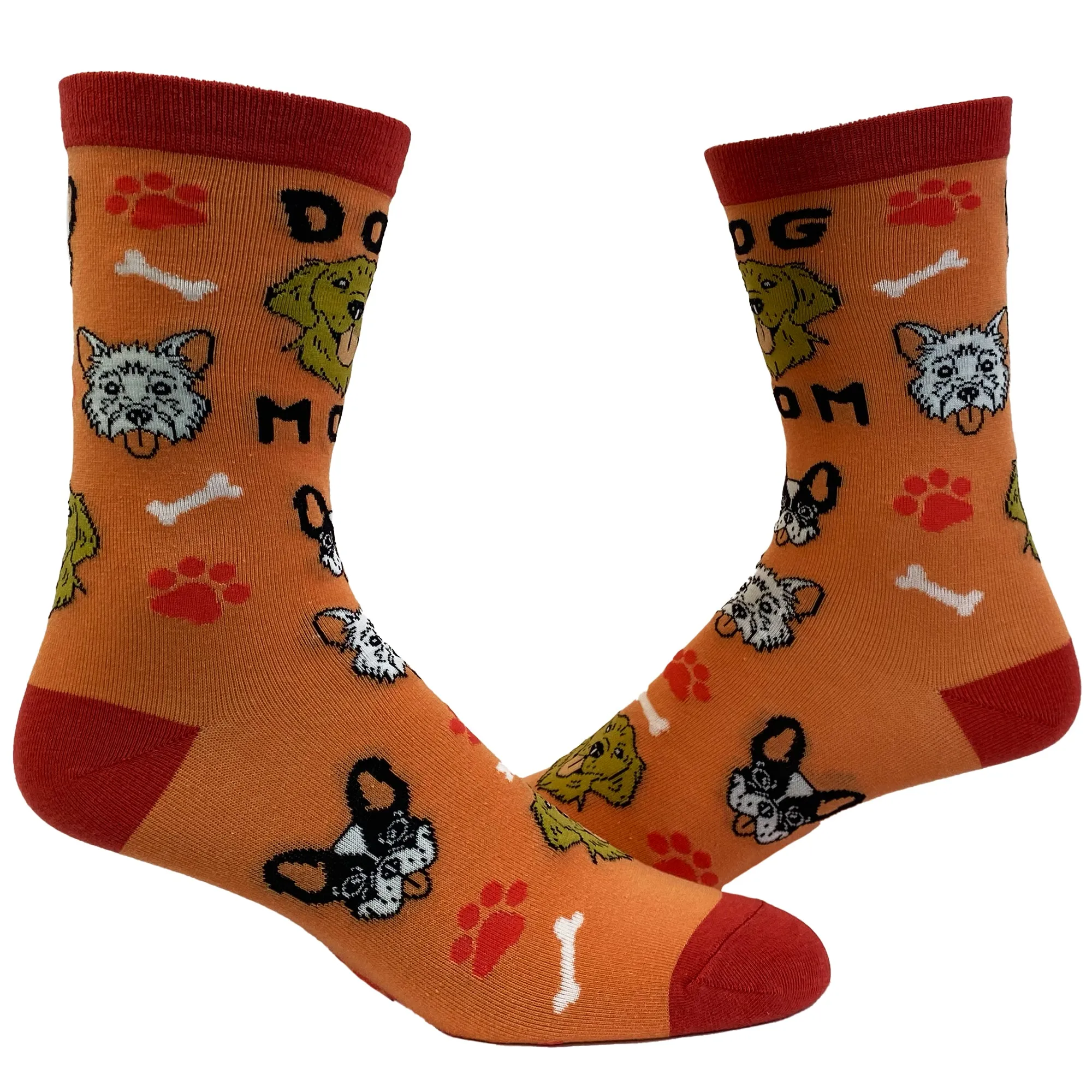 Womens Dog Mom Socks sold by Crazy Dog T-Shirts