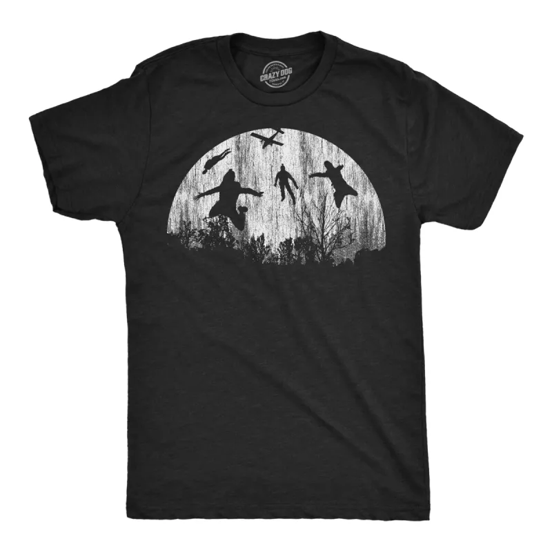 Moon Skydivers Men's T Shirt sold by Crazy Dog T-Shirts