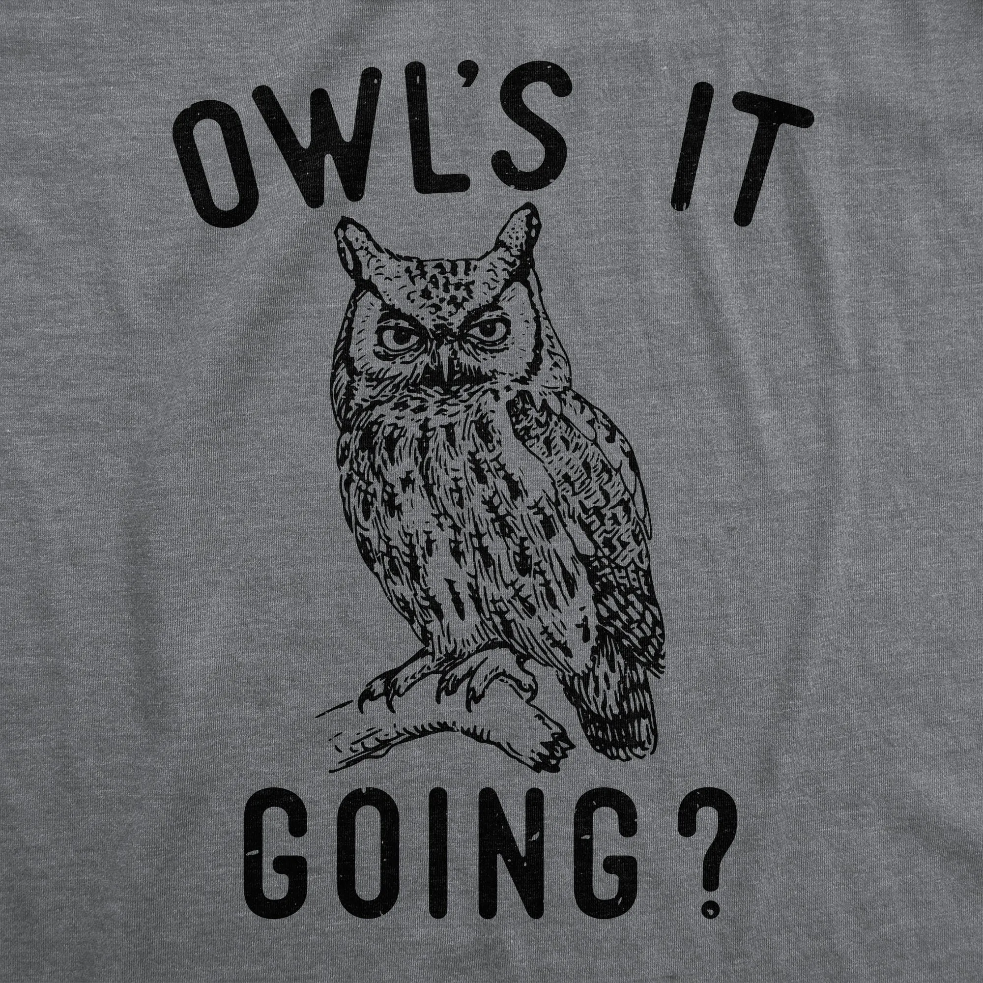 Owls It Going Men's T Shirt sold by Crazy Dog T-Shirts product image thumbnail 2