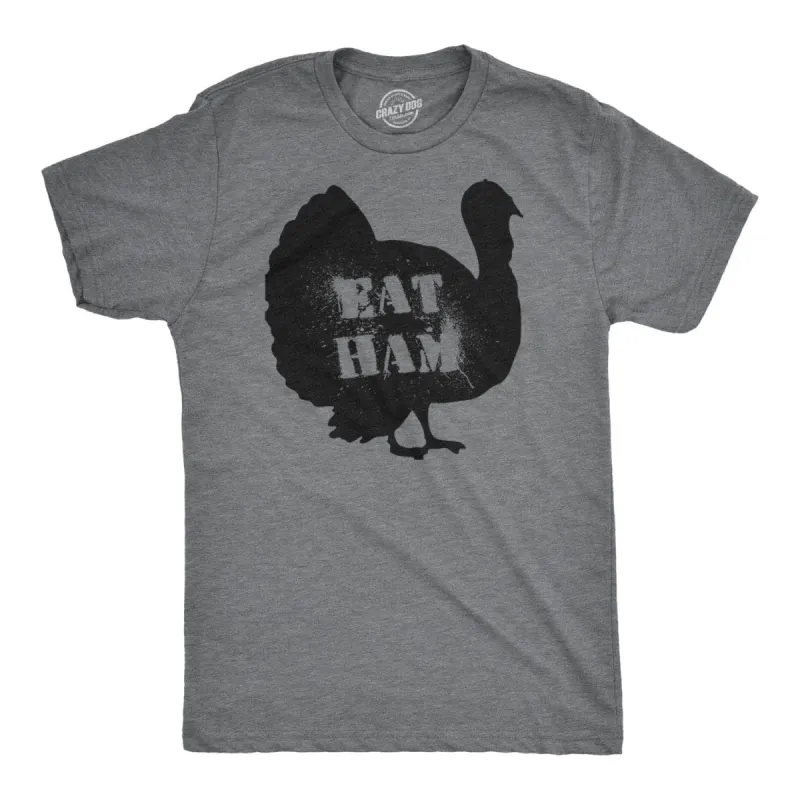 Eat Ham Men's T Shirt sold by Crazy Dog T-Shirts