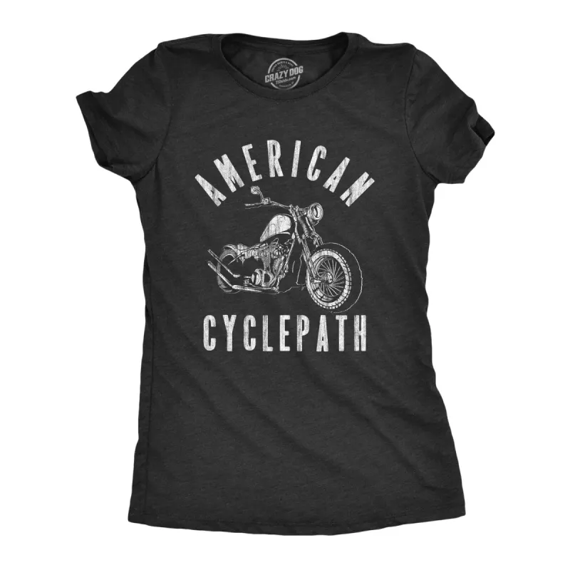 American Cyclepath Women's T Shirt sold by Crazy Dog T-Shirts