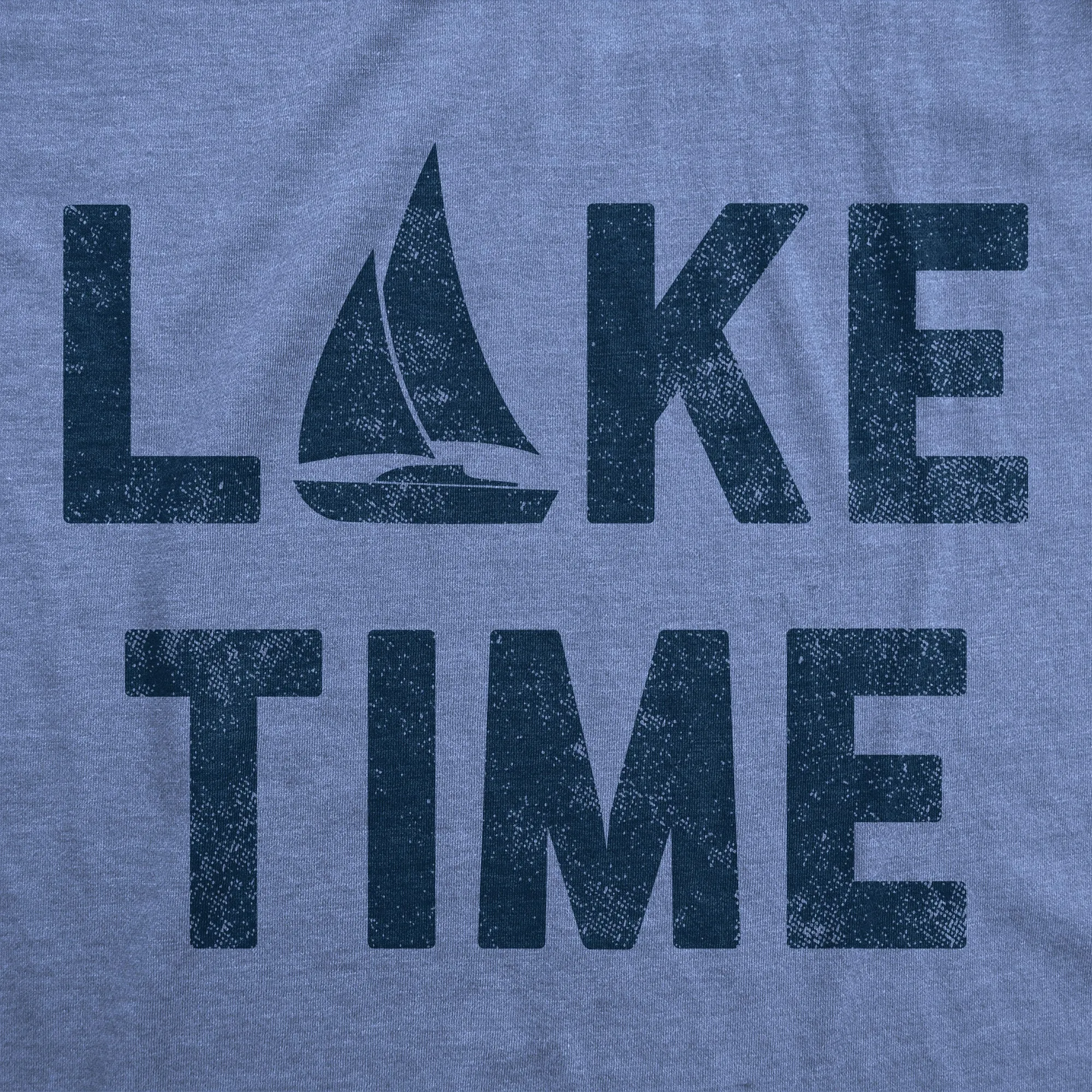 Lake Time Men's T Shirt sold by Crazy Dog T-Shirts product image thumbnail 2