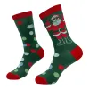 Women's Santa Flipping Bird Socks sold by Crazy Dog T-Shirts