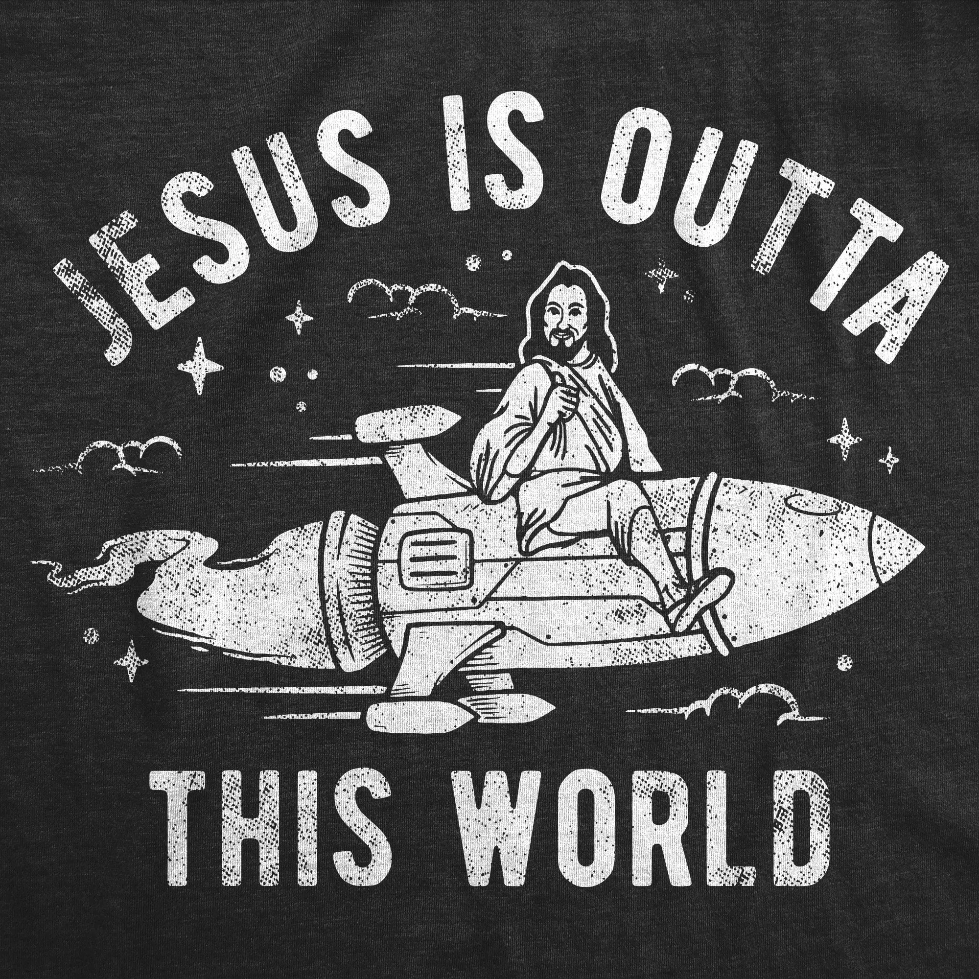 Jesus Is Outta This World Men's T Shirt sold by Crazy Dog T-Shirts product image thumbnail 2