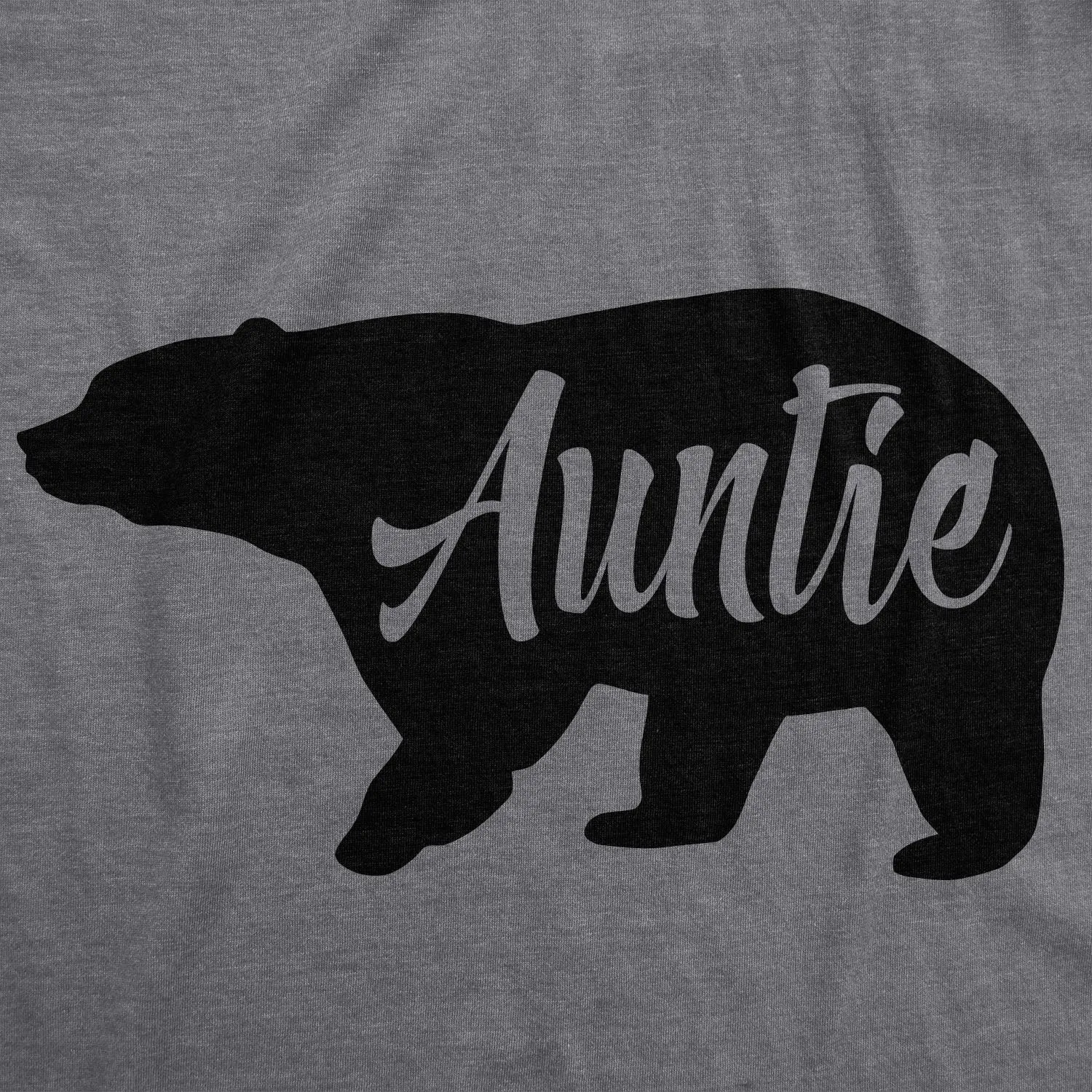 Auntie Bear Women's T Shirt sold by Crazy Dog T-Shirts product image thumbnail 2