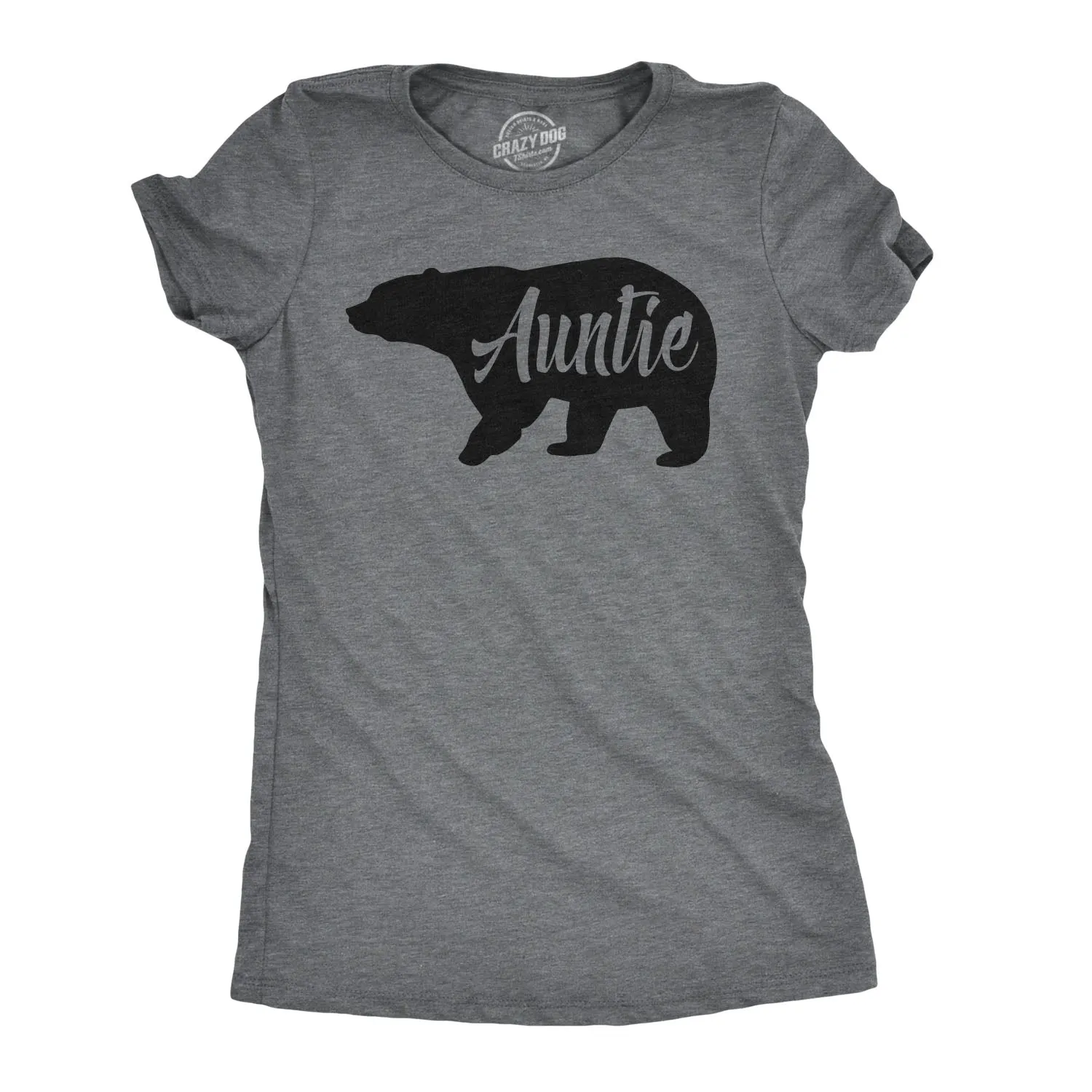 Auntie Bear Women's T Shirt sold by Crazy Dog T-Shirts