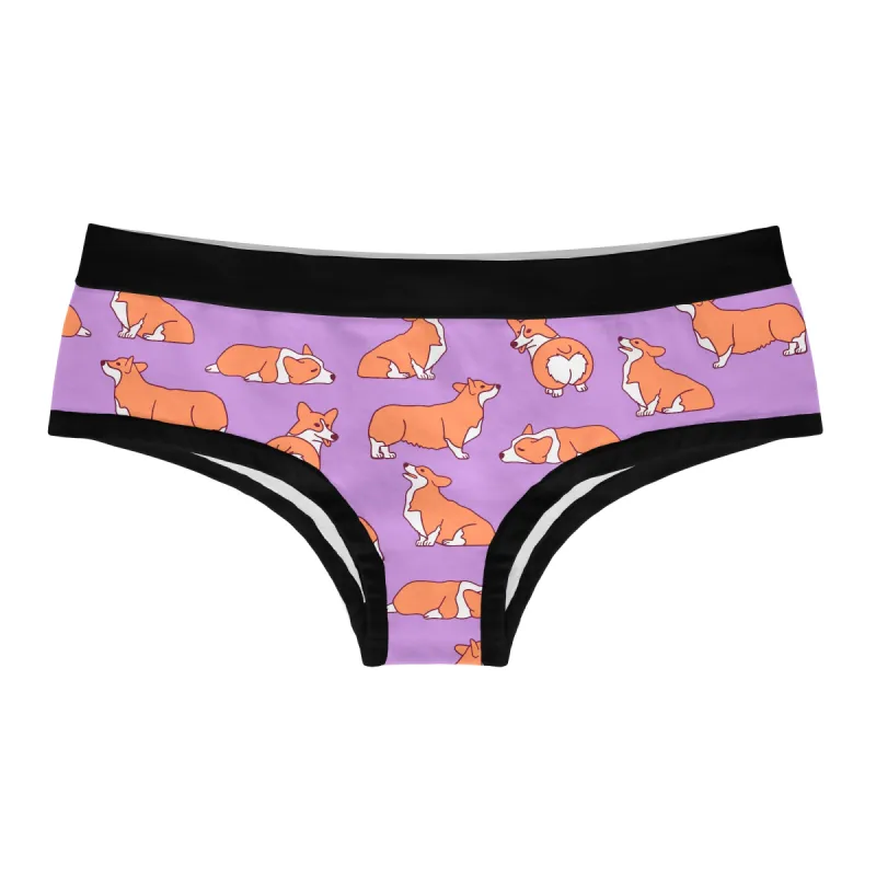 Corgi Hipster Underwear sold by Crazy Dog T-Shirts