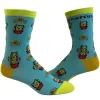 Womens Catcus Socks sold by Crazy Dog T-Shirts