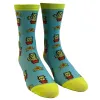 Womens Catcus Socks sold by Crazy Dog T-Shirts