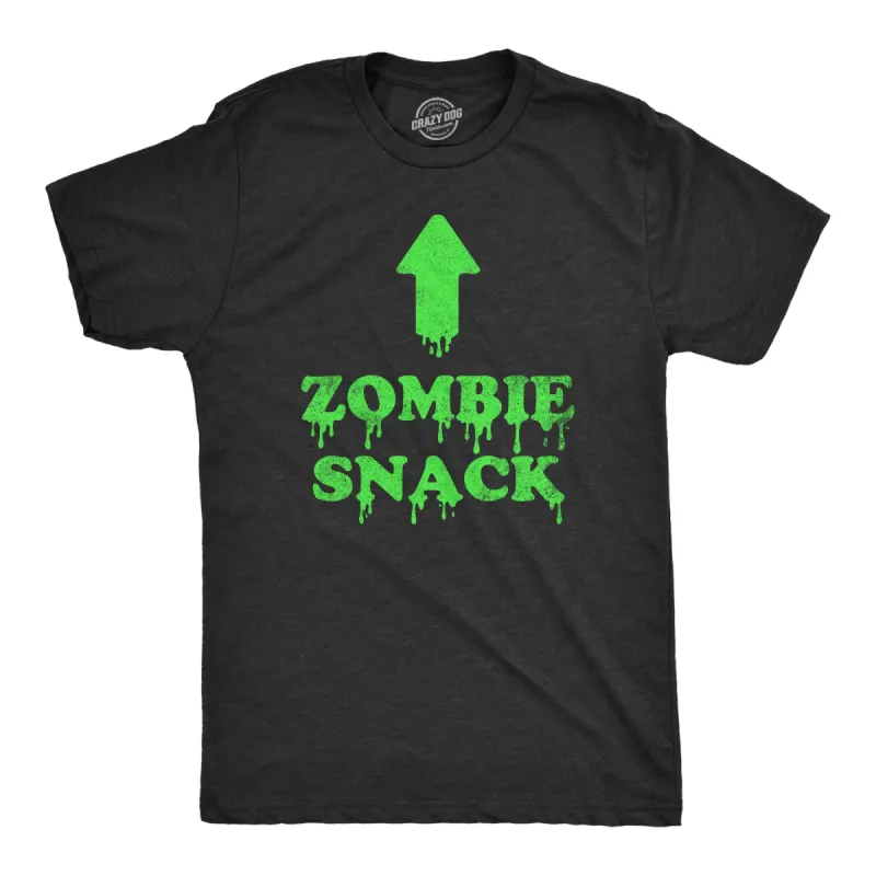 Zombie Snack Men's T Shirt sold by Crazy Dog T-Shirts