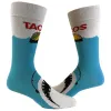 Mens Taco Shark Socks sold by Crazy Dog T-Shirts
