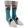 Mens Taco Shark Socks sold by Crazy Dog T-Shirts