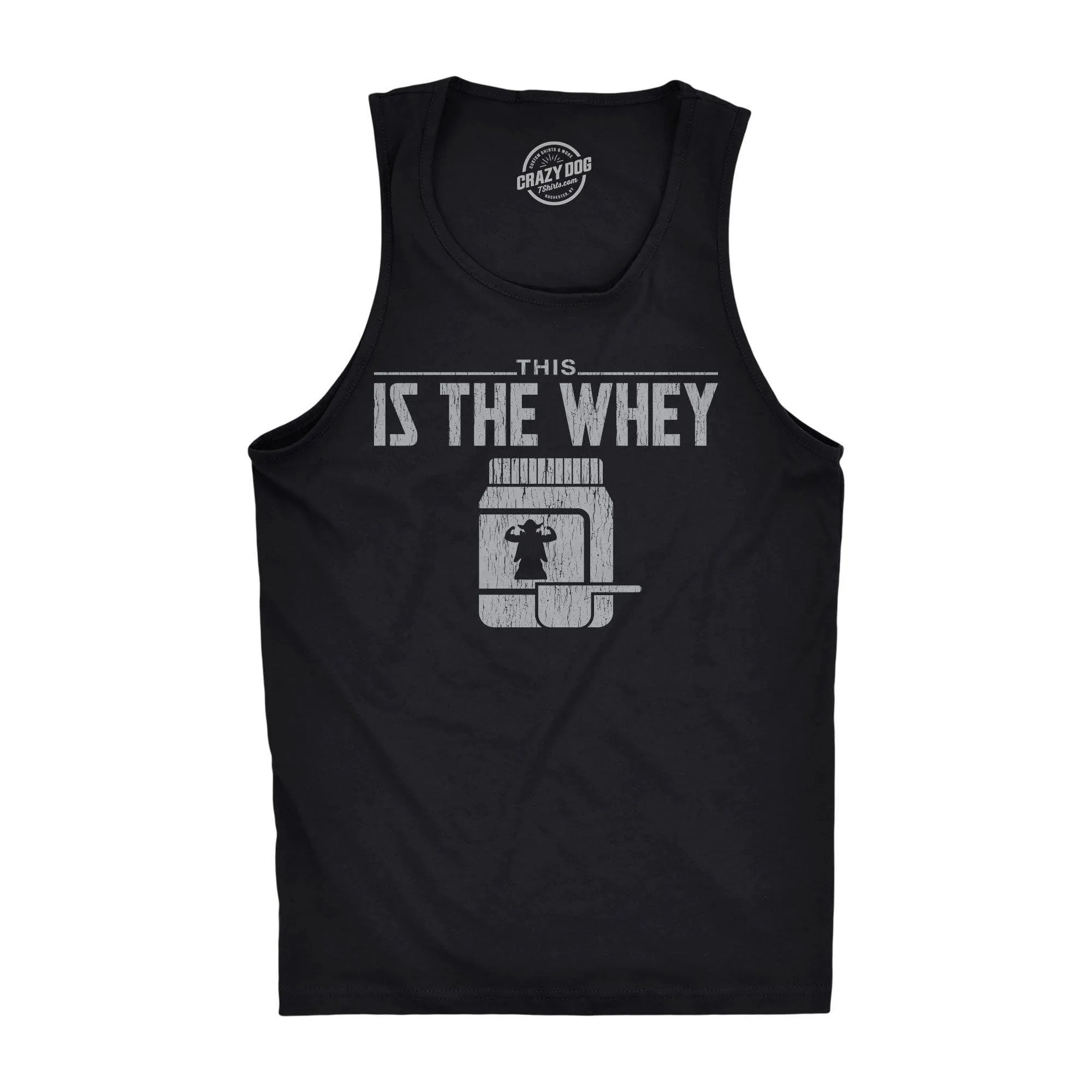 This Is The Whey Men's Tank Top sold by Crazy Dog T-Shirts