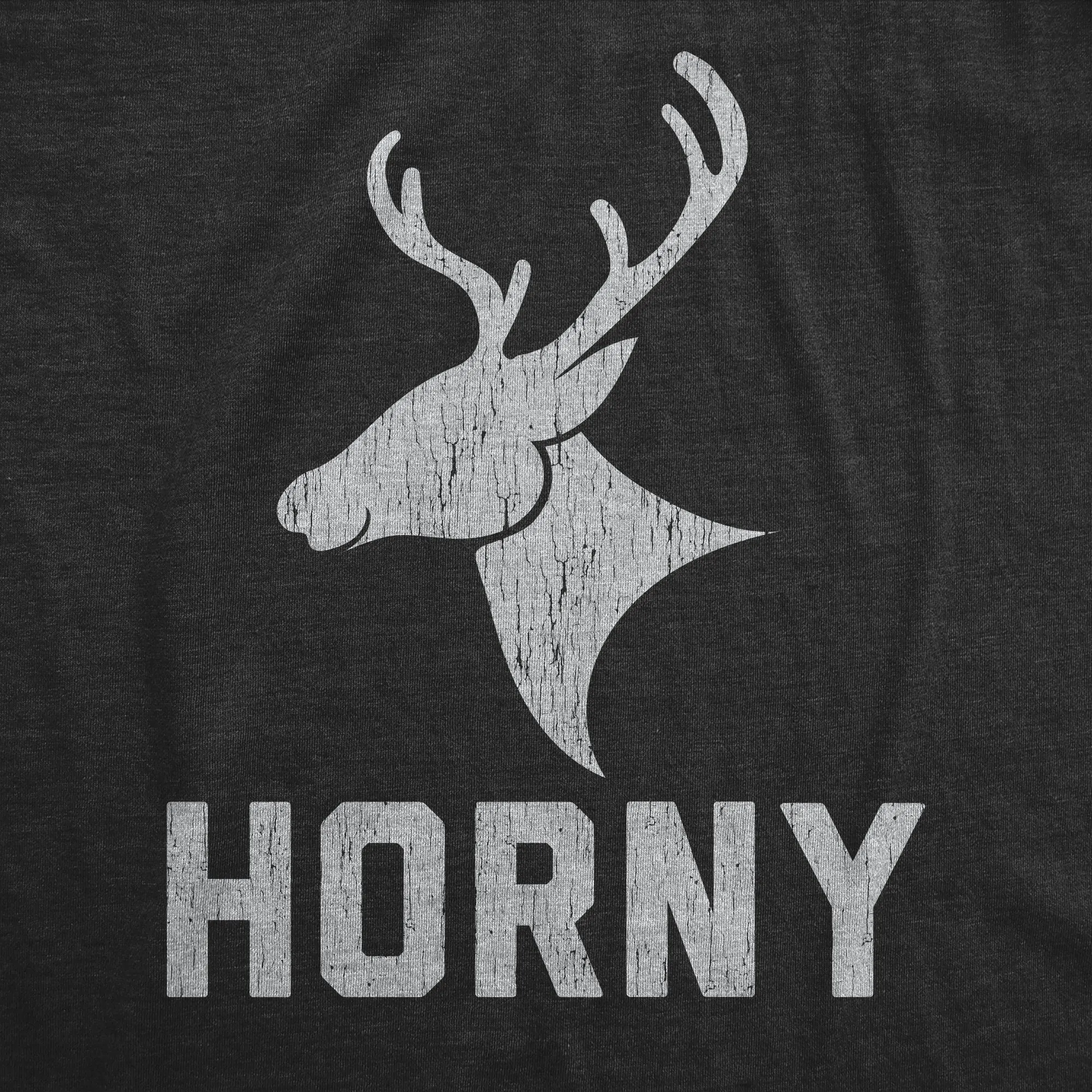 Horny Reindeer Women's T Shirt sold by Crazy Dog T-Shirts product image thumbnail 2