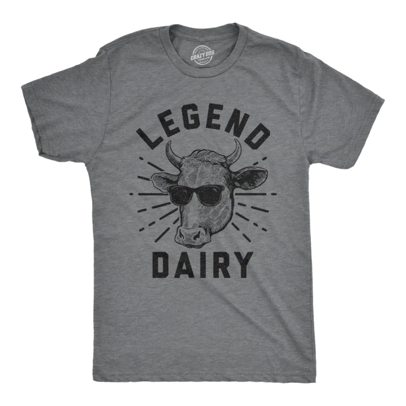 Legend Dairy Men's T Shirt sold by Crazy Dog T-Shirts