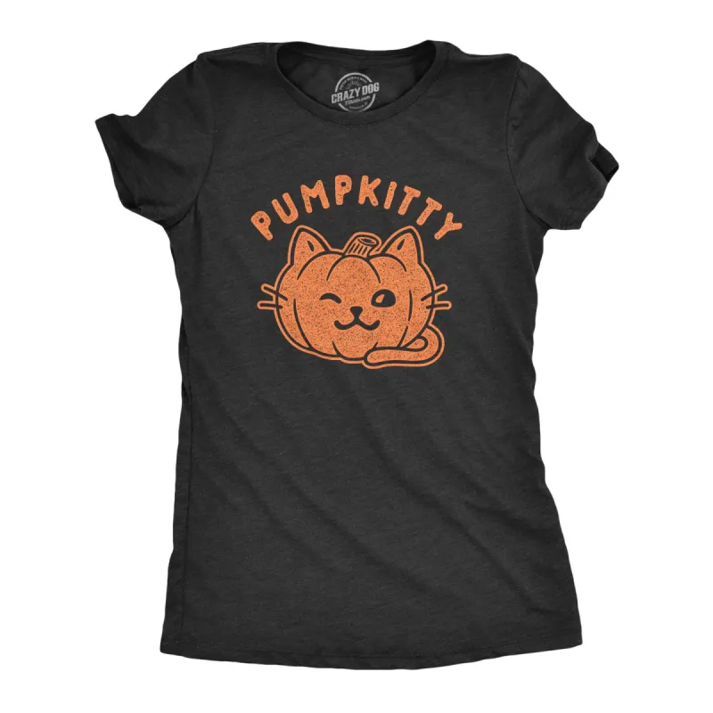 Pumpkitty Women's T Shirt sold by Crazy Dog T-Shirts