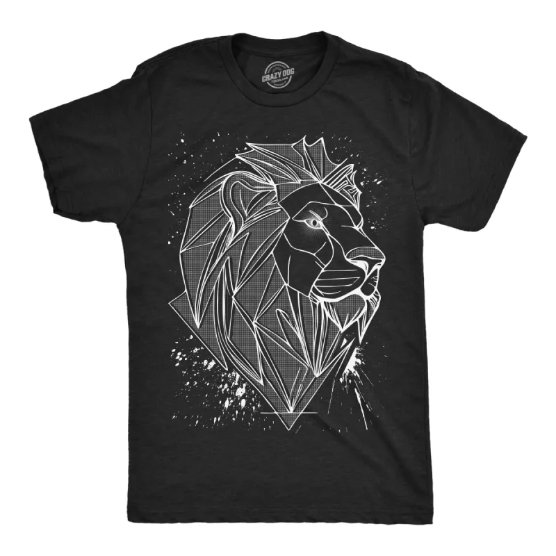 3D Lion Men's T Shirt sold by Crazy Dog T-Shirts