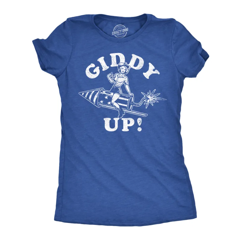 Giddy Up Women's T Shirt sold by Crazy Dog T-Shirts
