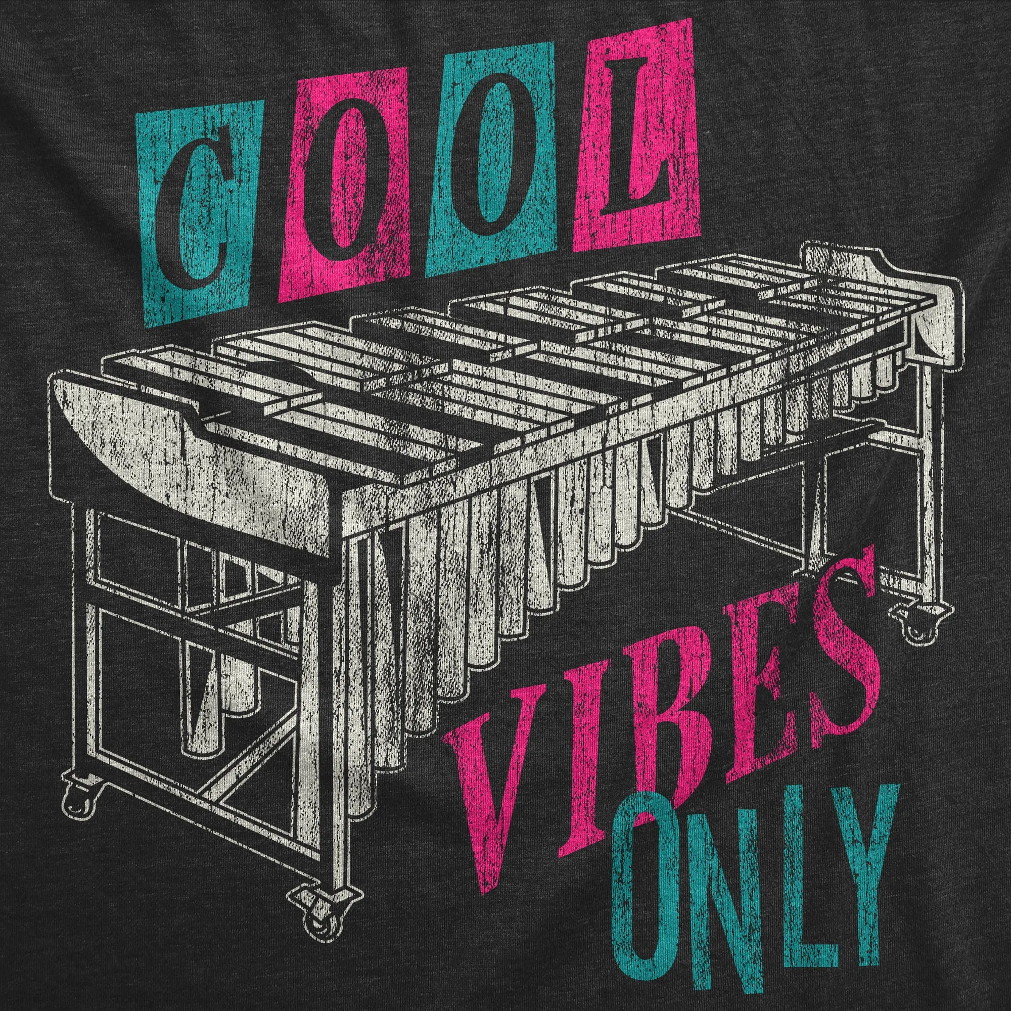Cool Vibes Only Women's T Shirt sold by Crazy Dog T-Shirts product image thumbnail 2