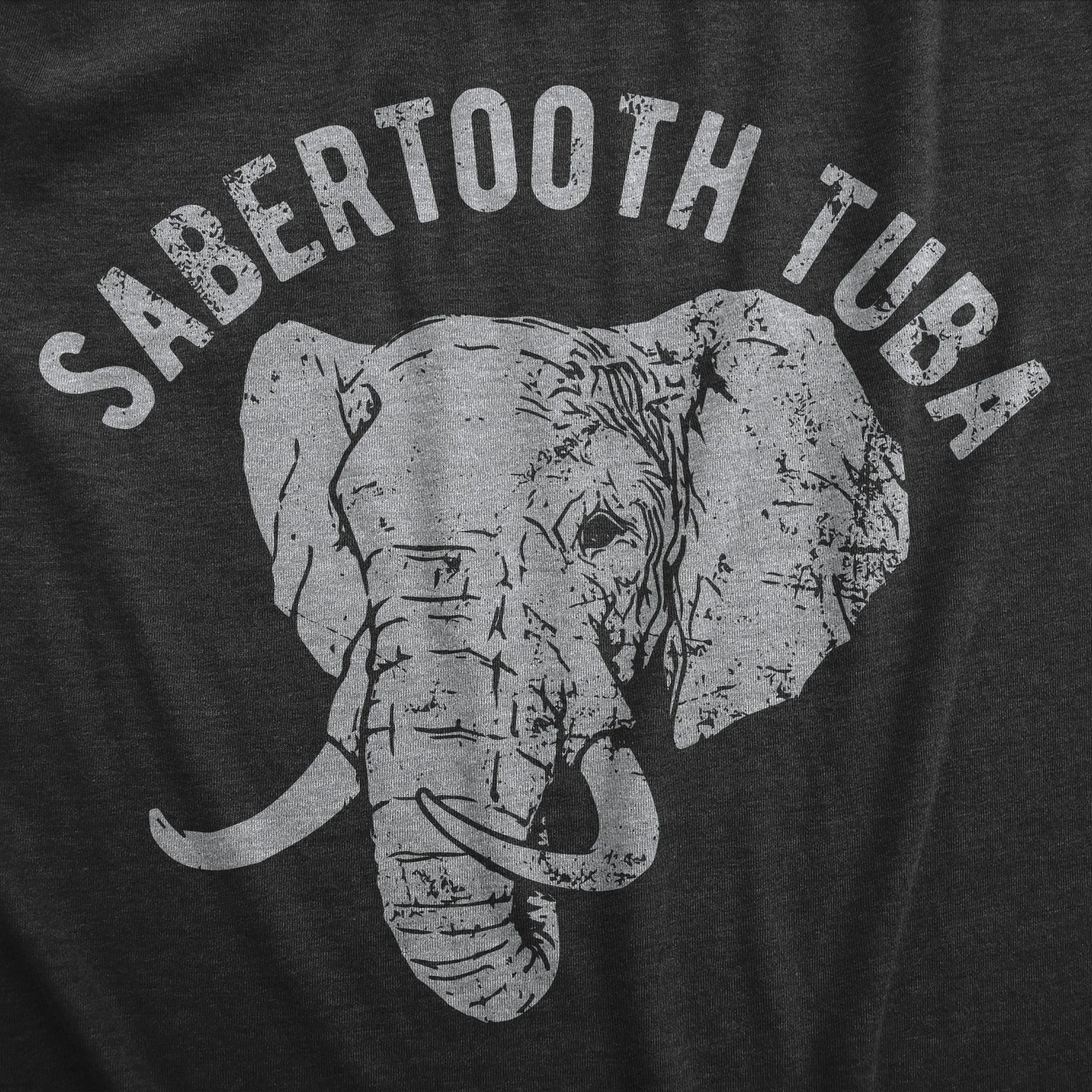 Sabertooth Tuba Women's T Shirt sold by Crazy Dog T-Shirts product image thumbnail 2